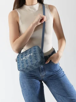 Sac bandoulière Heritage jacquard coton LACOSTE