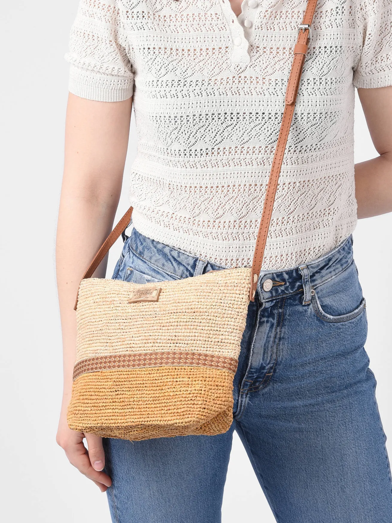 Sac bandoulière L'atelier du crochet LE VOYAGE EN PANIER
