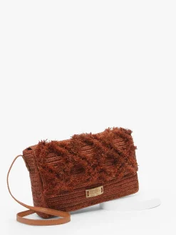 Sac bandoulière L'atelier du crochet raphia LE VOYAGE EN PANIER