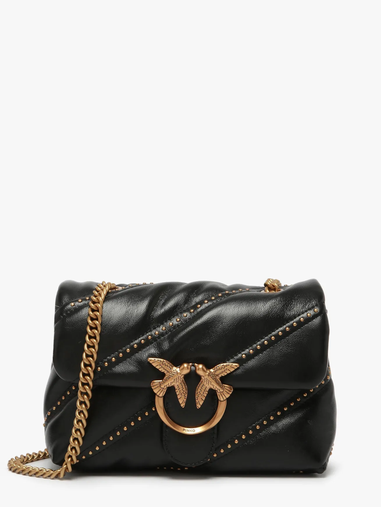 Sac bandoulière Love bag puff cuir PINKO