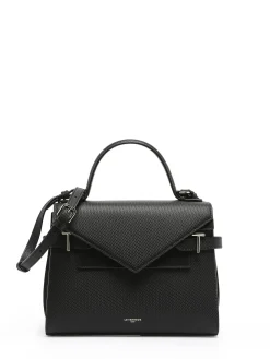 Sac bandoulière M double rabat Emilie cuir LE TANNEUR