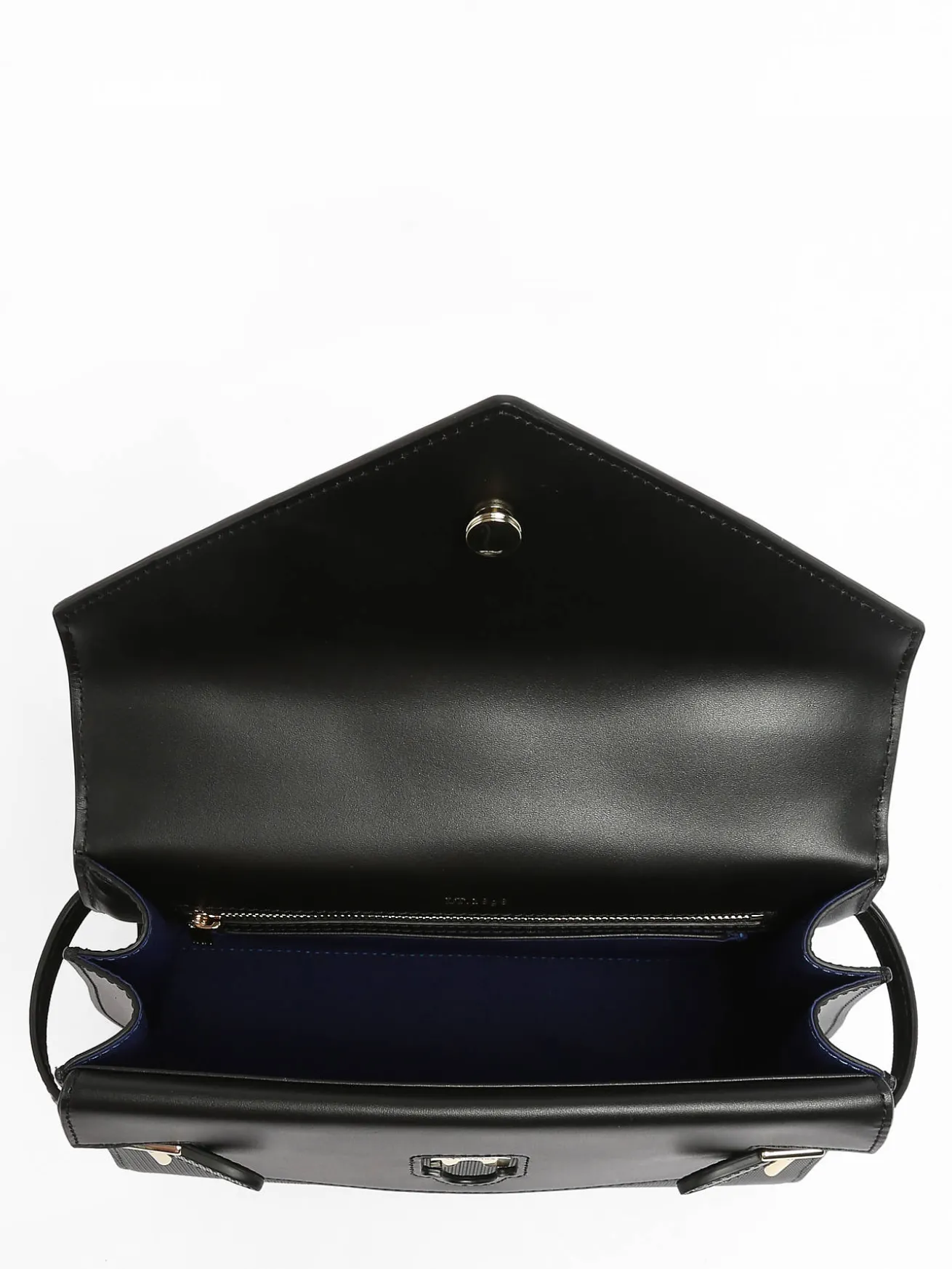 Sac bandoulière M double rabat Emilie cuir LE TANNEUR