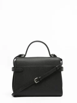 Sac bandoulière M double rabat Emilie cuir LE TANNEUR