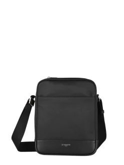 Sac bandoulière M Gaspard cuir et nylon LE TANNEUR