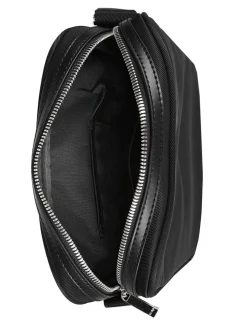 Sac bandoulière M Gaspard cuir et nylon LE TANNEUR