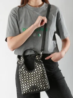 Sac bandoulière Memphis cuir BASILIC PEPPER