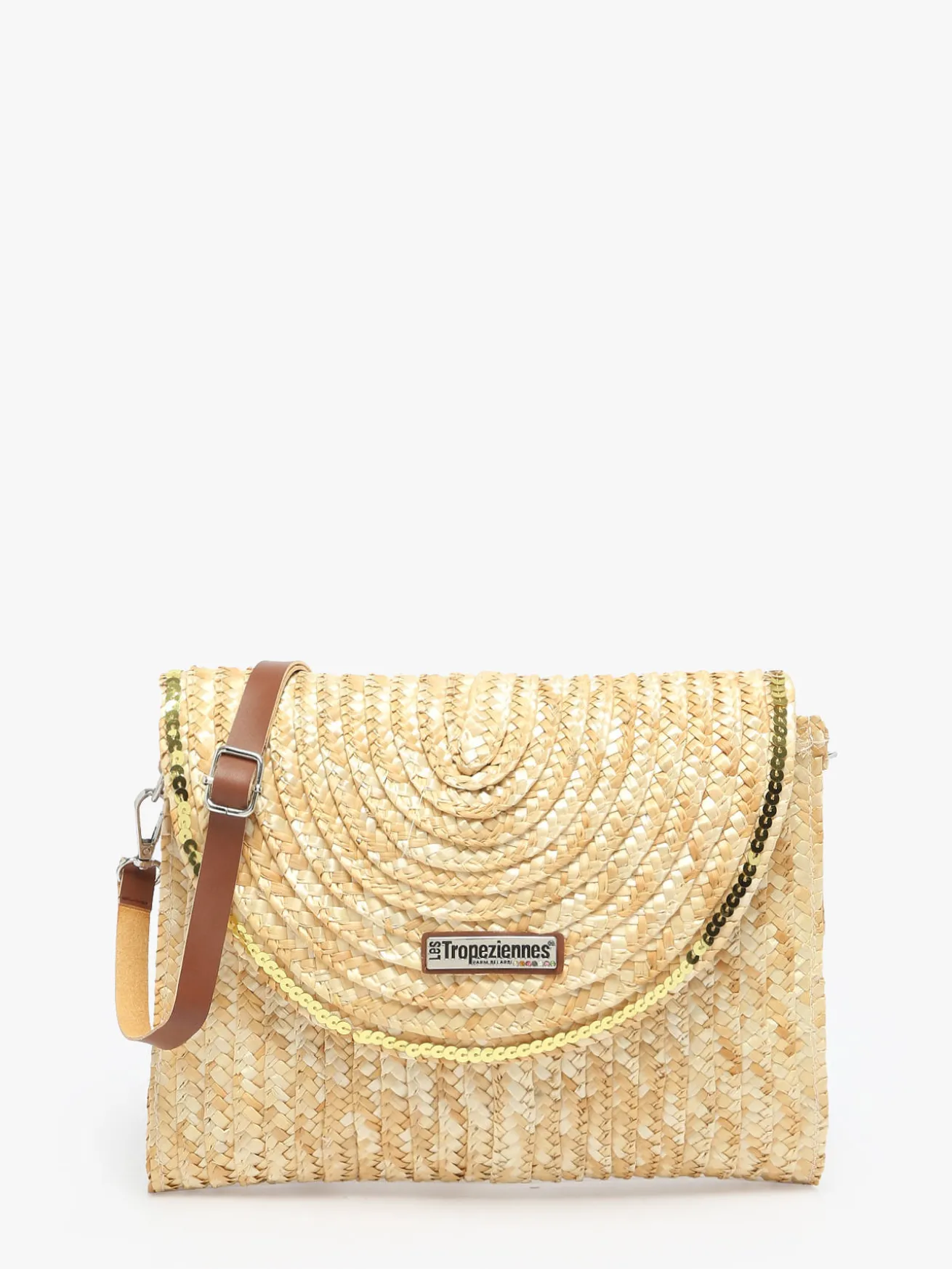 Sac bandoulière Milos paille LES TROPEZIENNES