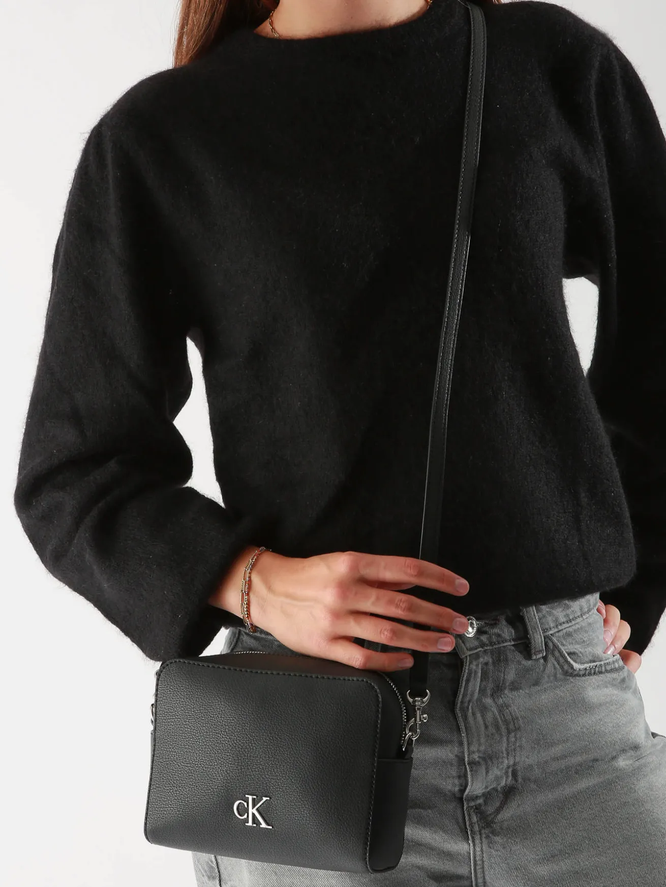 Sac bandoulière Minimal mono polyester recyclé CALVIN KLEIN JEANS