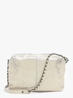 Sac bandoulière Naina cuir PIECES