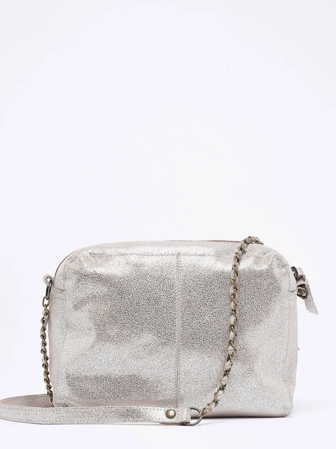 Sac bandoulière Naina cuir PIECES