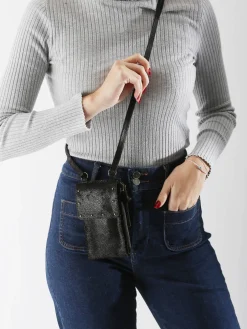 Sac bandoulière Nina cuir PIECES