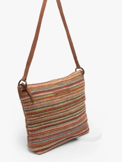 Sac bandoulière Over the rainbow jute LE VOYAGE EN PANIER