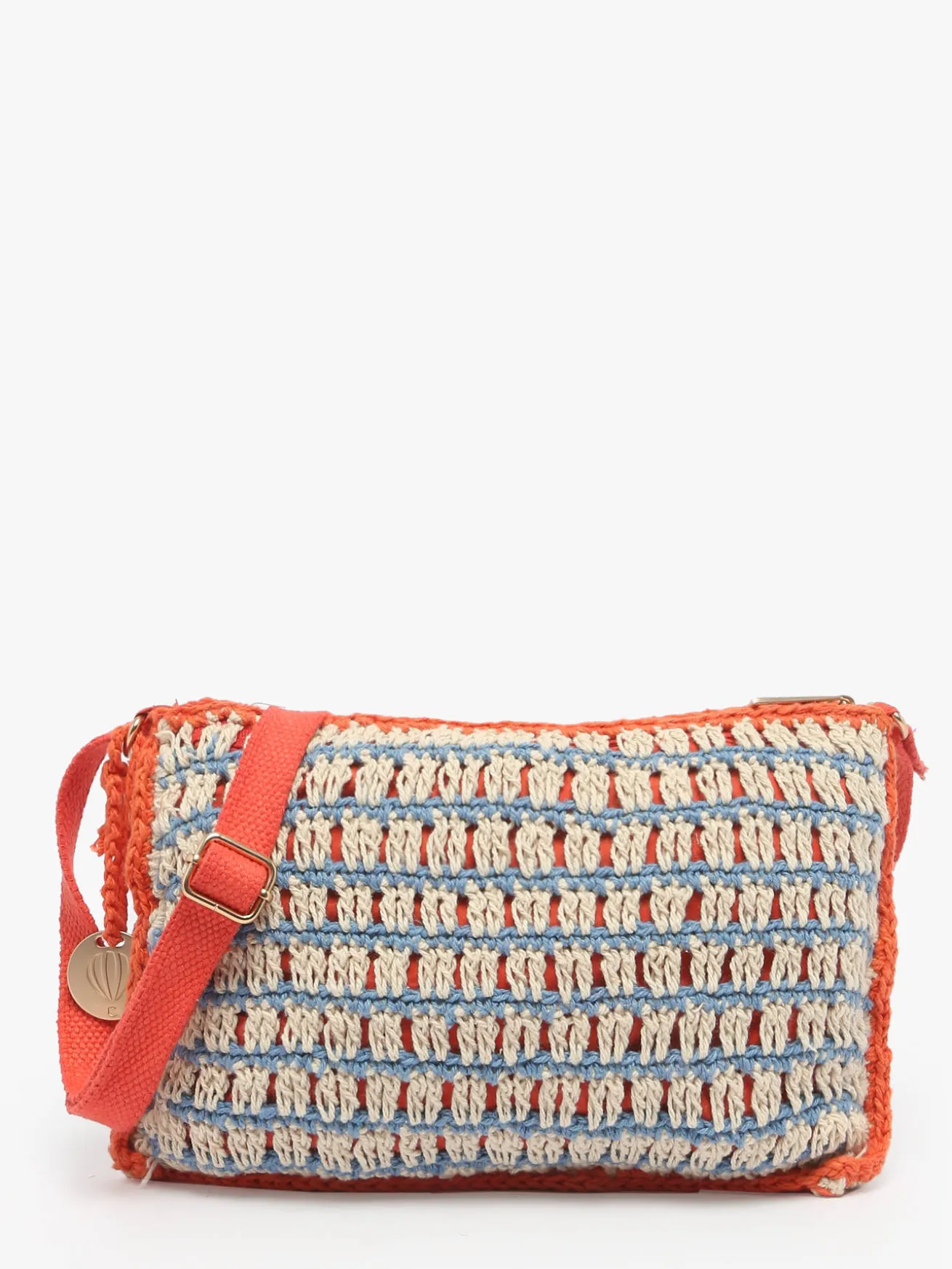 Sac bandoulière Over the rainbow coton LE VOYAGE EN PANIER