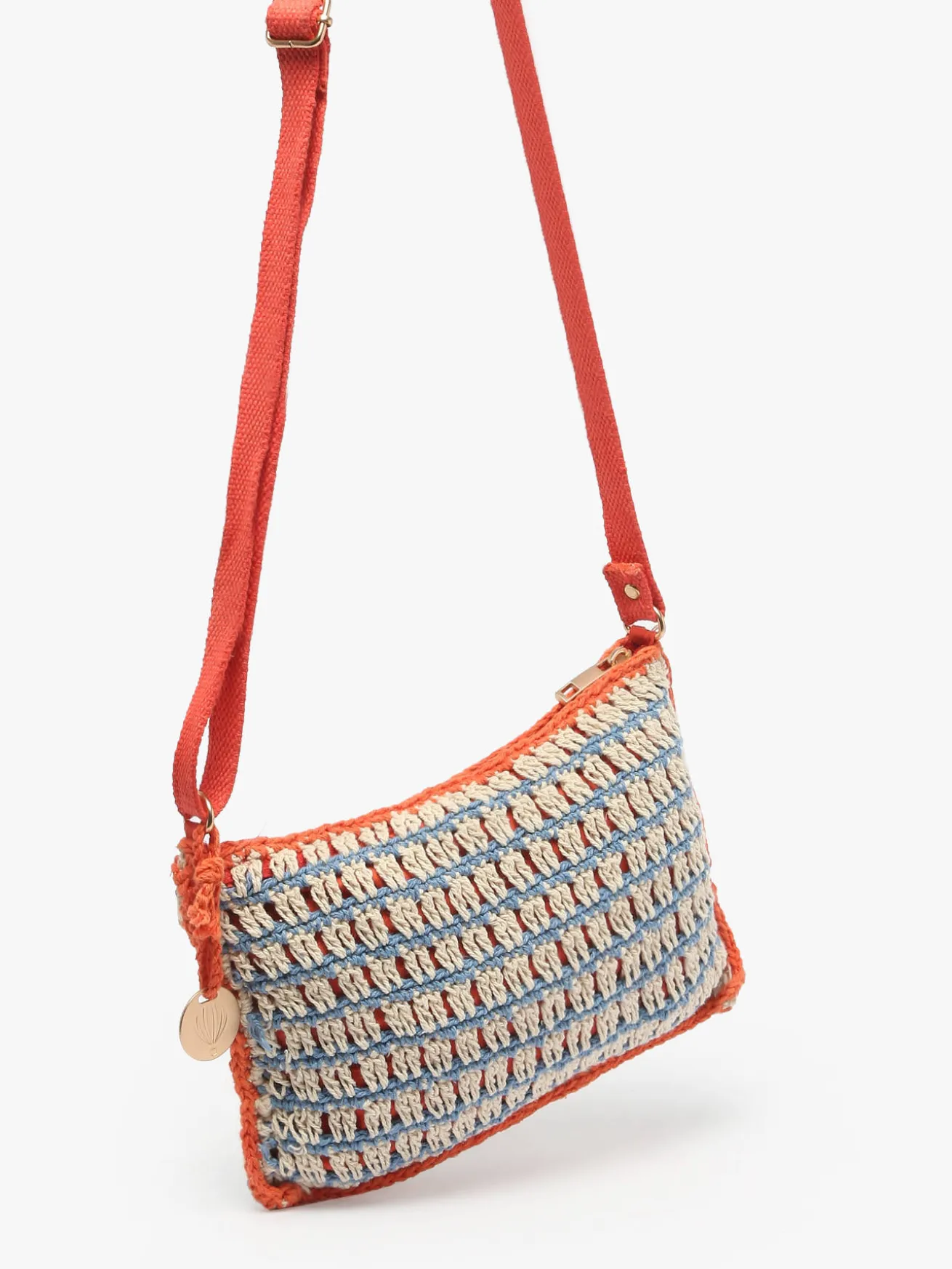 Sac bandoulière Over the rainbow coton LE VOYAGE EN PANIER