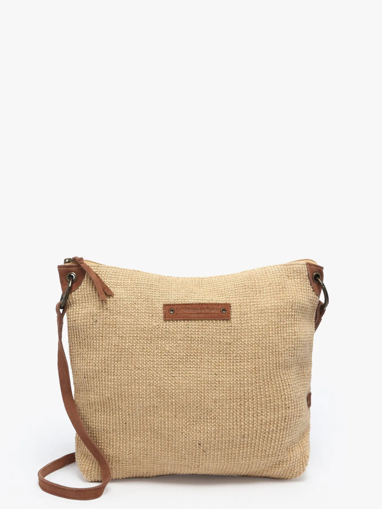 Sac bandoulière Over the rainbow jute LE VOYAGE EN PANIER