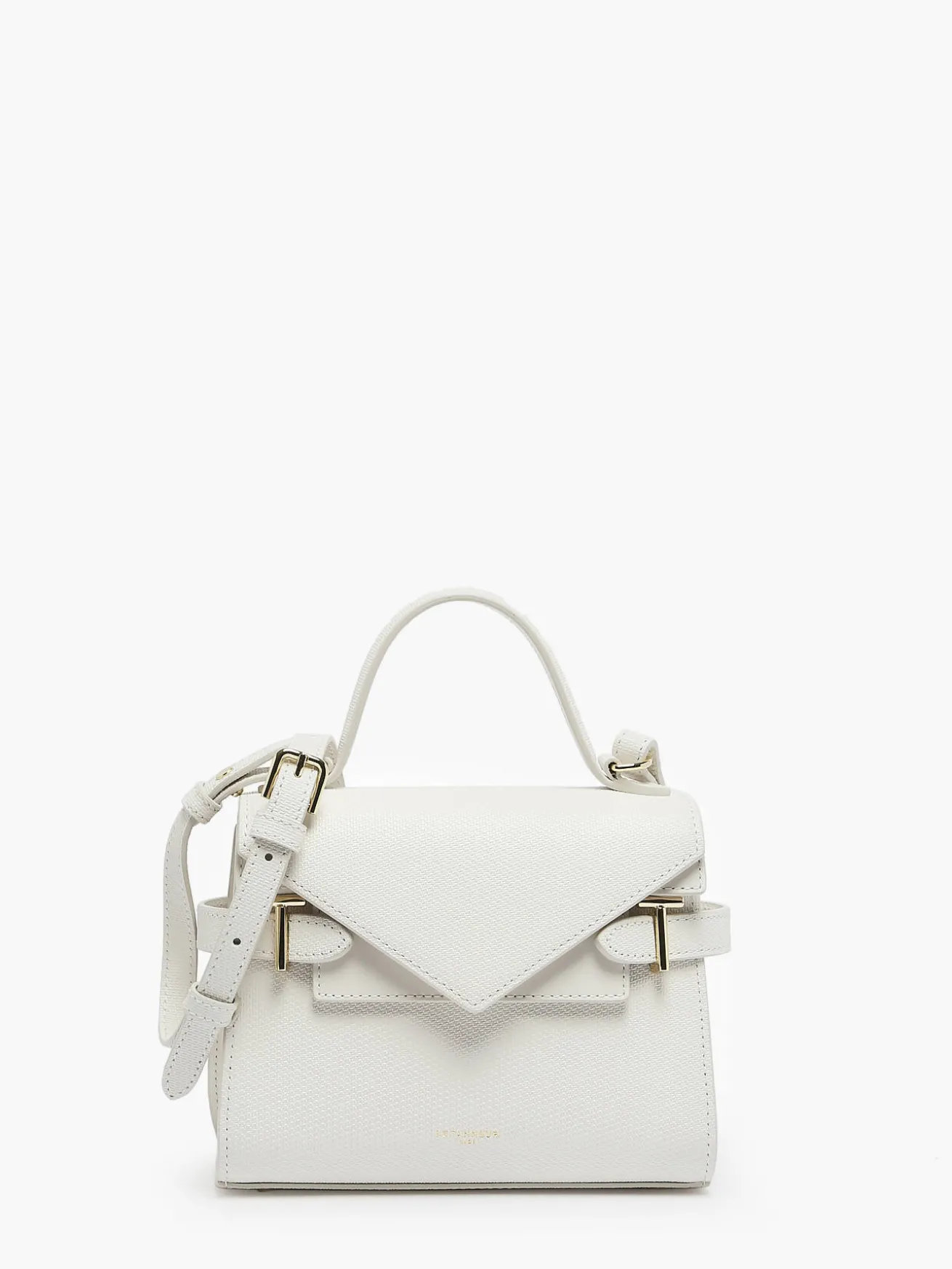 Sac bandoulière S double rabat Emilie cuir LE TANNEUR