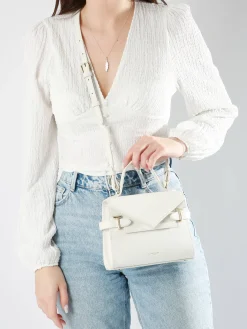 Sac bandoulière S double rabat Emilie cuir LE TANNEUR