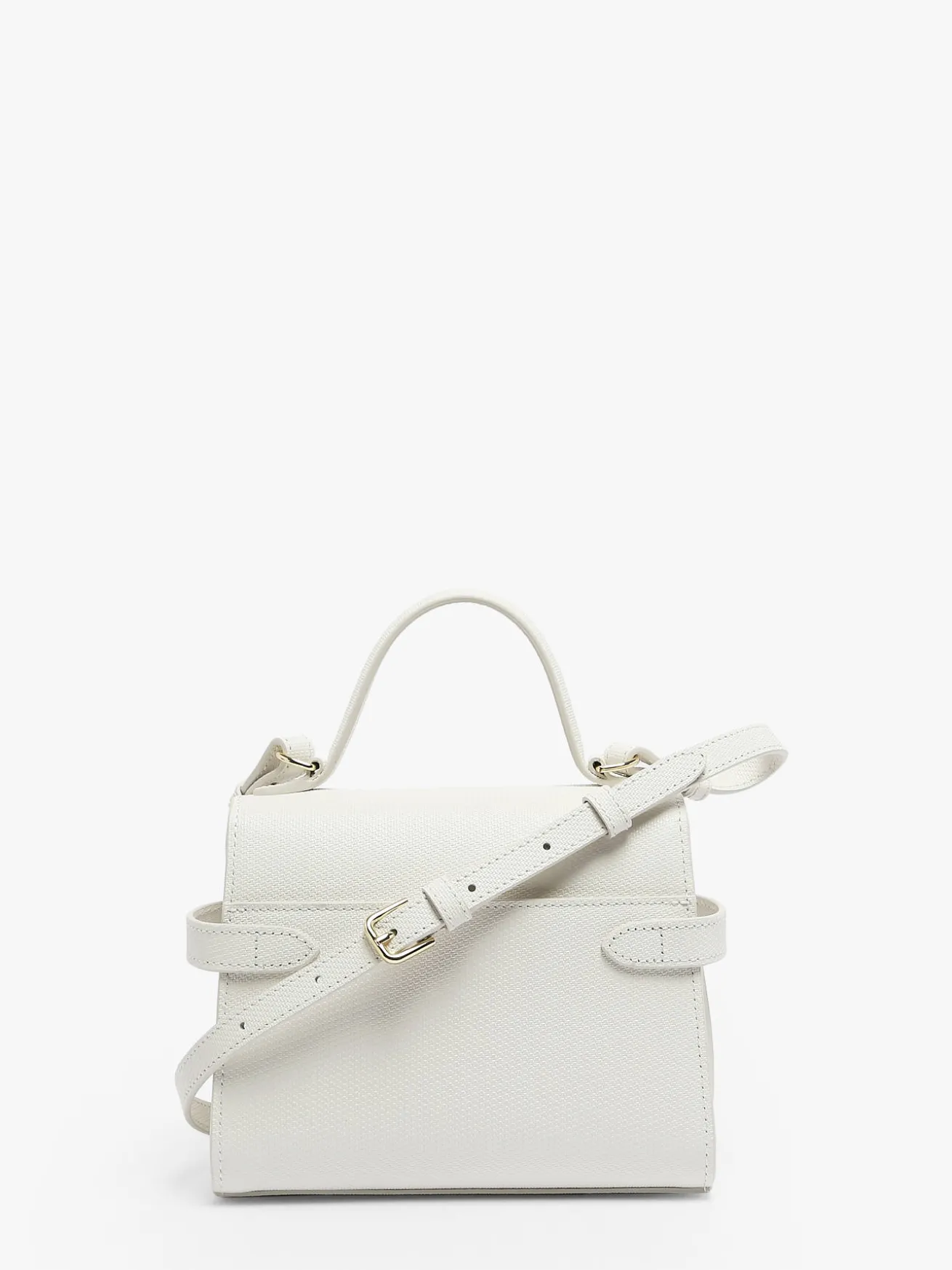 Sac bandoulière S double rabat Emilie cuir LE TANNEUR