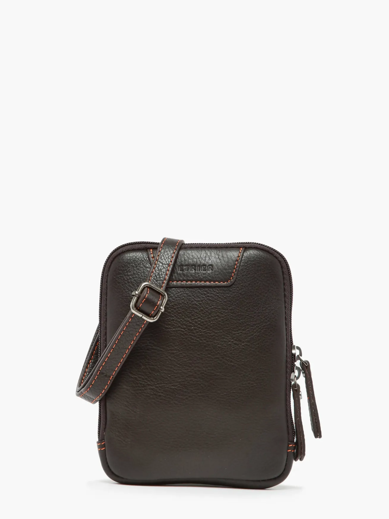 Sac bandoulière S Foulonné cuir ETRIER