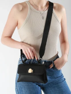 Sac bandoulière Saffiano DAVID JONES