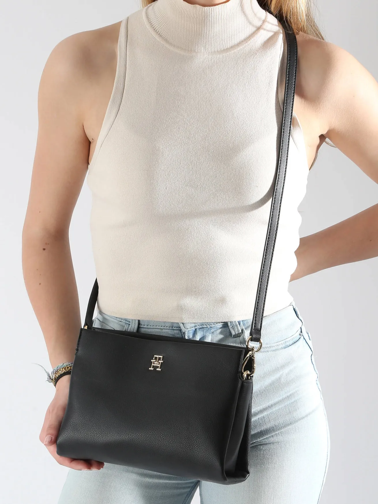 Sac bandoulière Th legacy polyester recyclé TOMMY HILFIGER