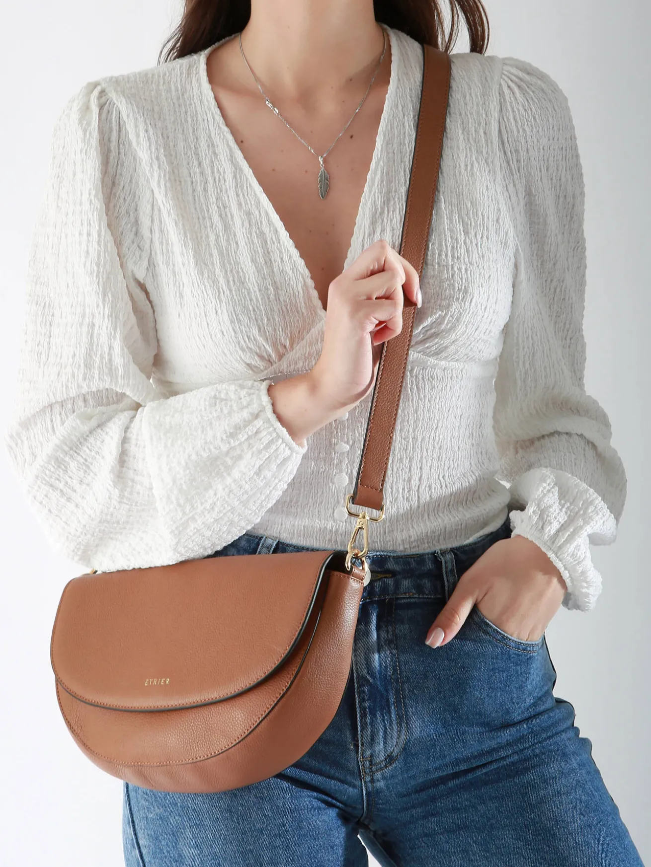 Sac bandoulière Tradition cuir ETRIER