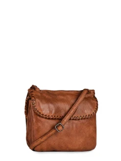 Sac bandoulière Utility cuir BASILIC PEPPER