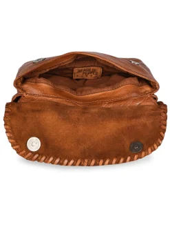 Sac bandoulière Utility cuir BASILIC PEPPER