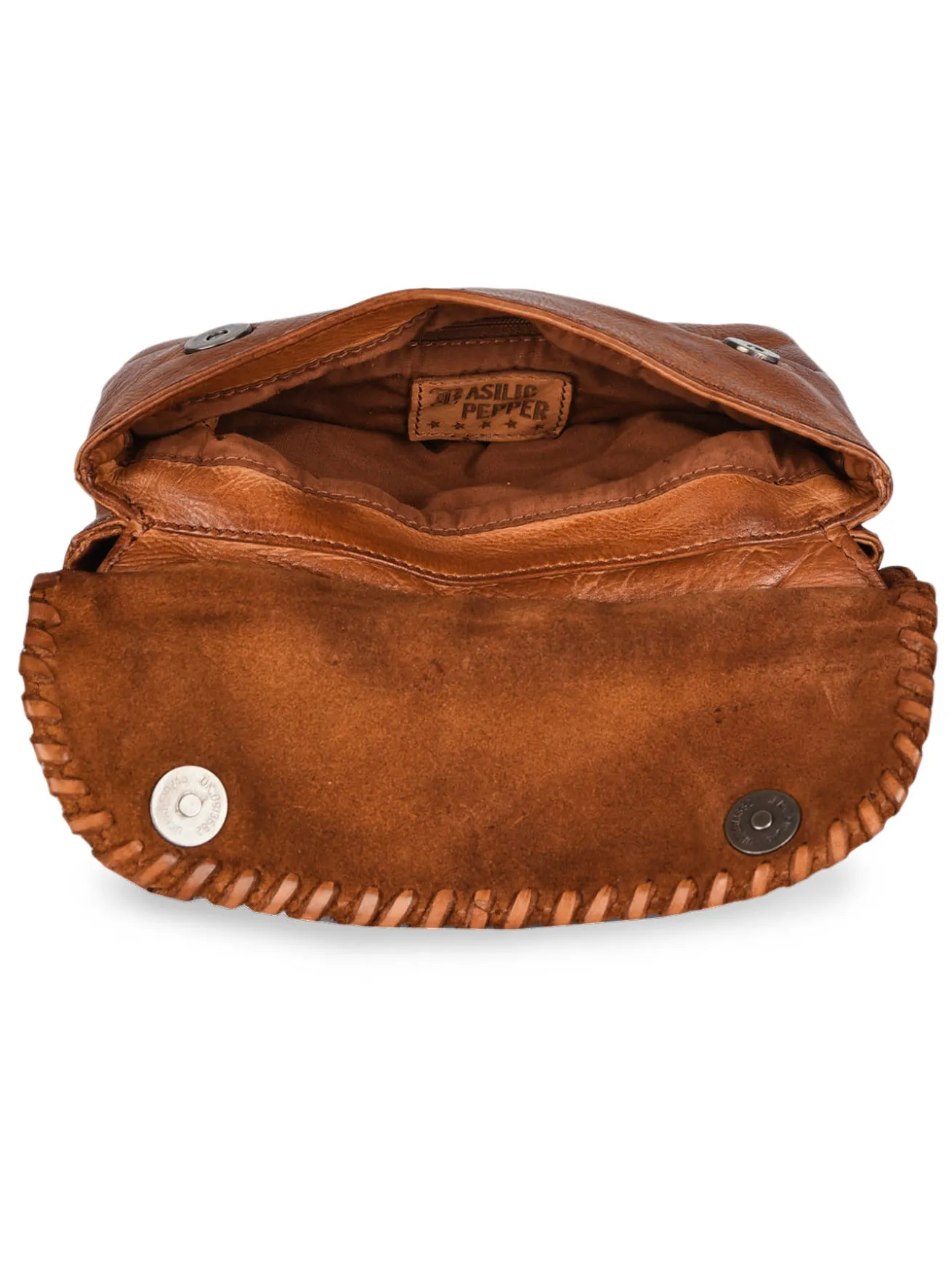 Sac bandoulière Utility cuir BASILIC PEPPER