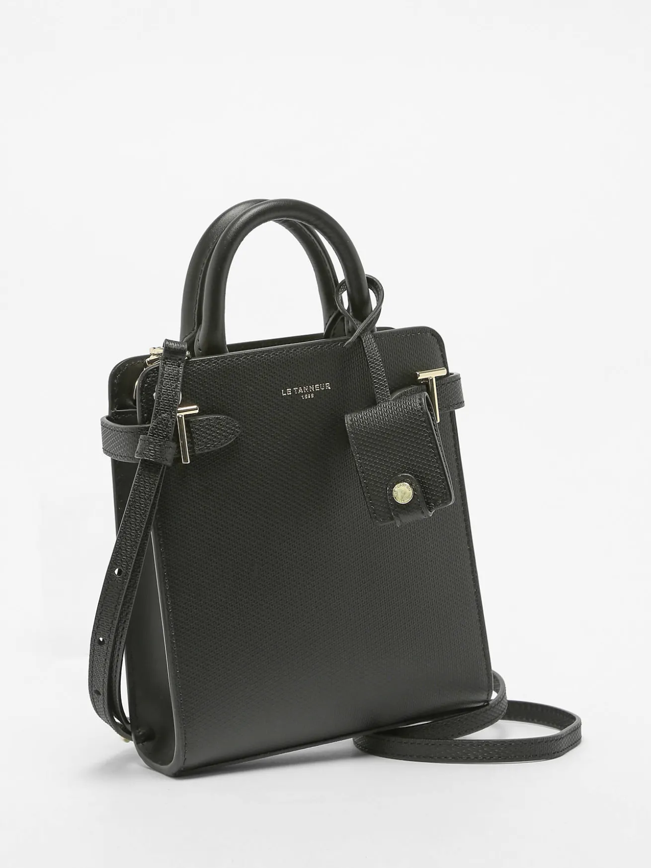 Sac bandoulière vertical Emilie cuir LE TANNEUR