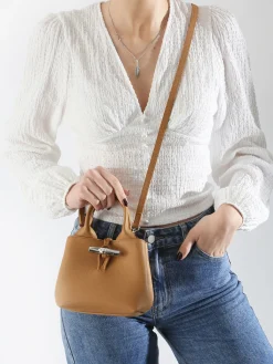 Sac bandoulière XS Le Roseau cuir LONGCHAMP
