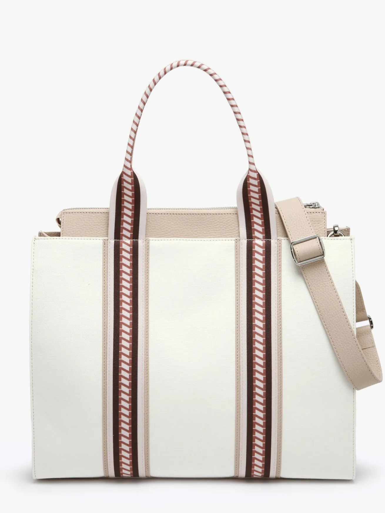 Sac cabas Nina canvas et cuir NATHAN BAUME