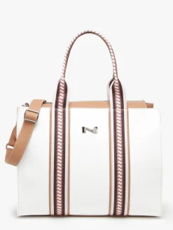 Sac cabas Nina canvas et cuir NATHAN BAUME