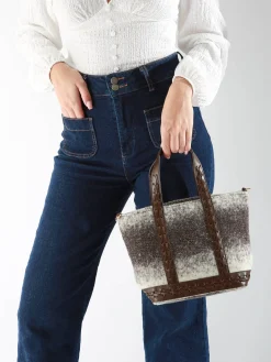 Sac cabas S en laine avec bandoulière VANESSA BRUNO
