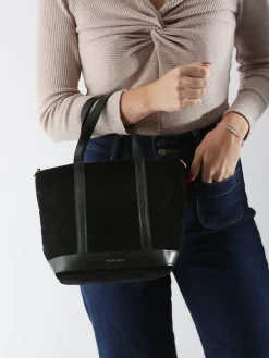 Sac cabas S en velours VANESSA BRUNO
