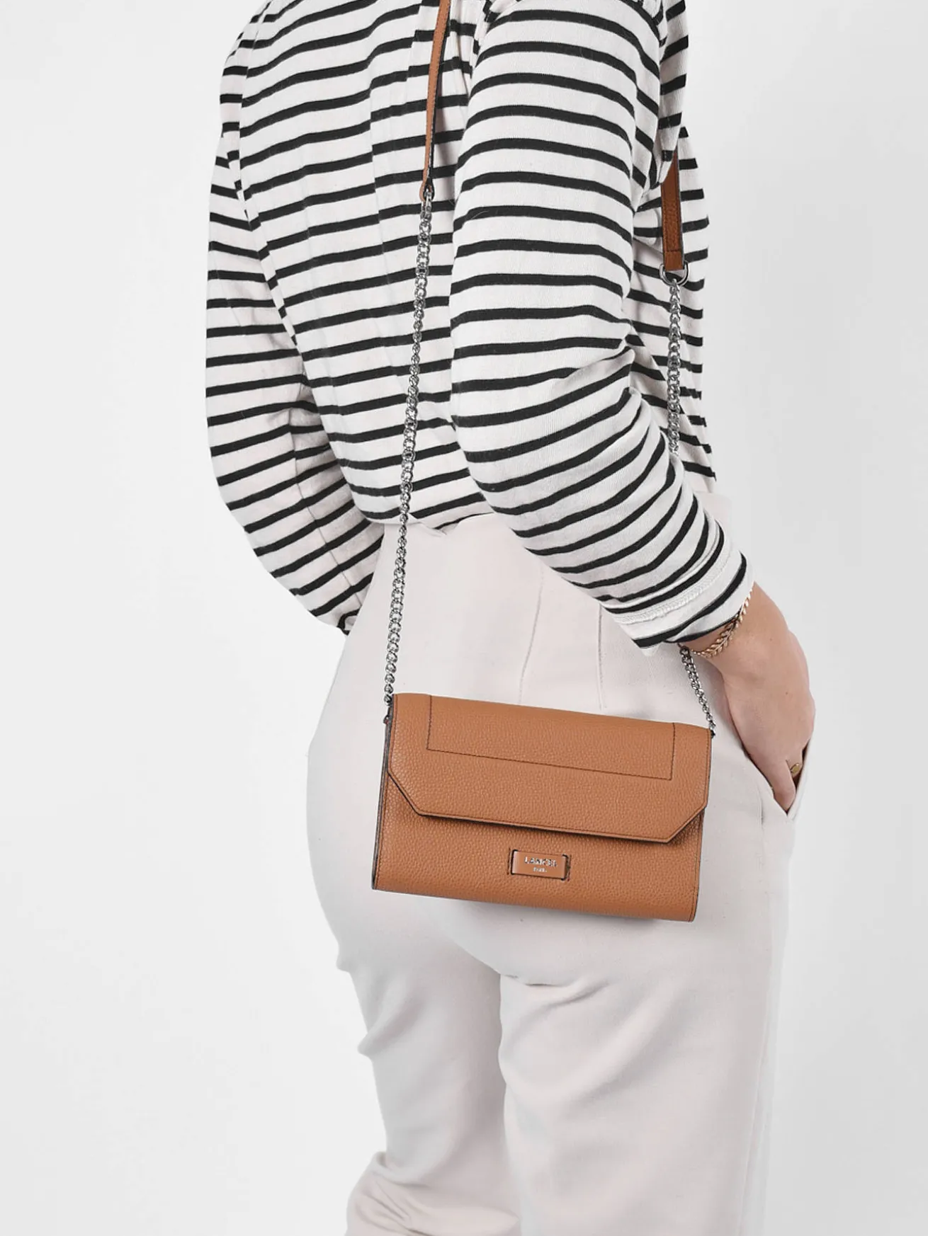 Sac ceinture chaînette Ninon cuir LANCEL