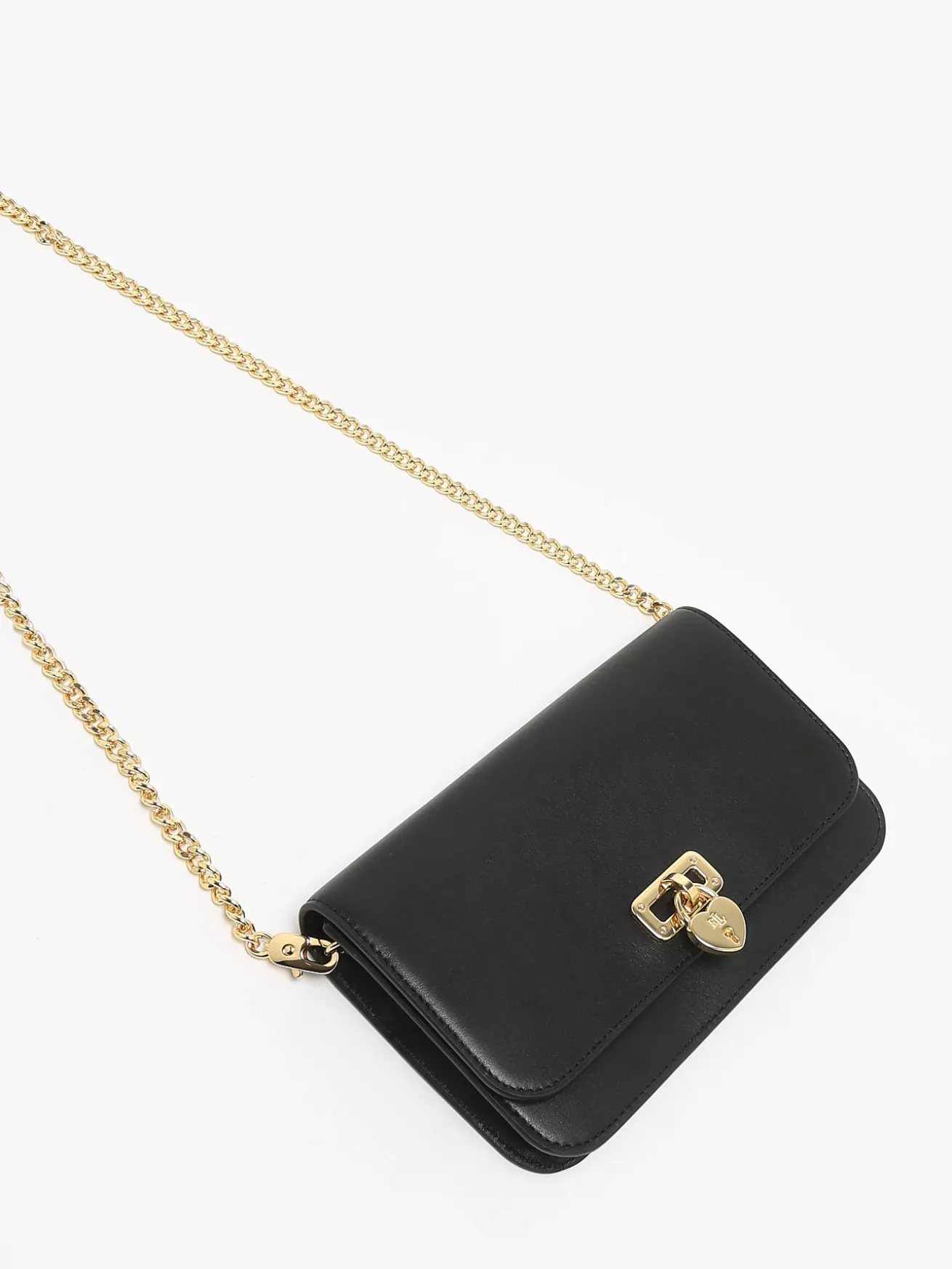 Sac de soirée Tanner Heart Padlock cuir LAUREN RALPH LAUREN