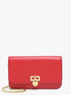 Sac de soirée Tanner Heart Padlock cuir LAUREN RALPH LAUREN