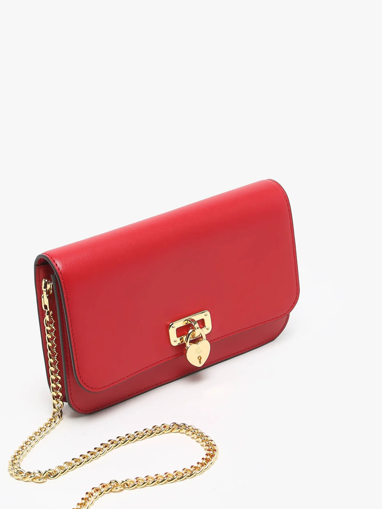 Sac de soirée Tanner Heart Padlock cuir LAUREN RALPH LAUREN