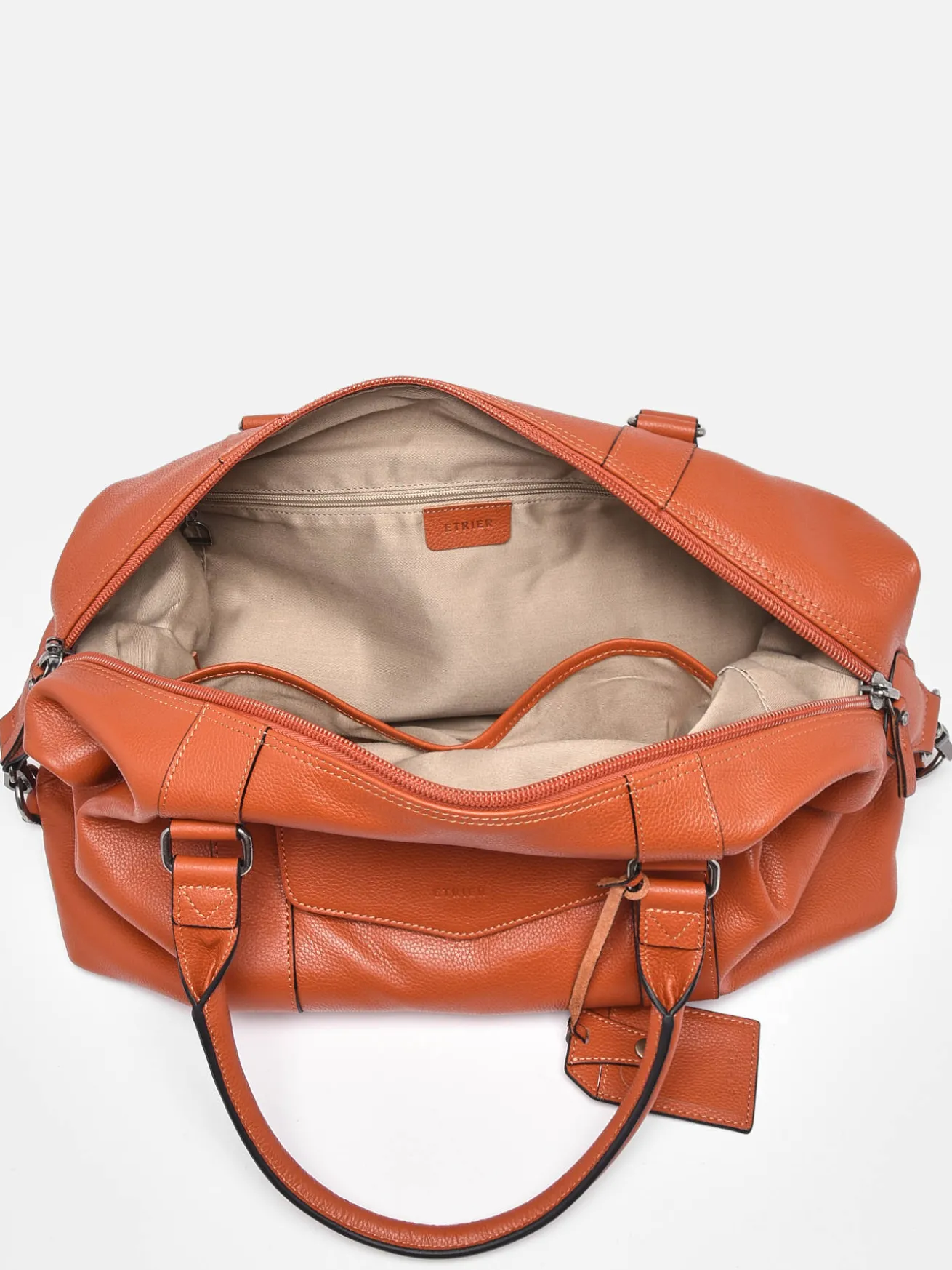 Sac de voyage cabine Flandres en cuir ETRIER