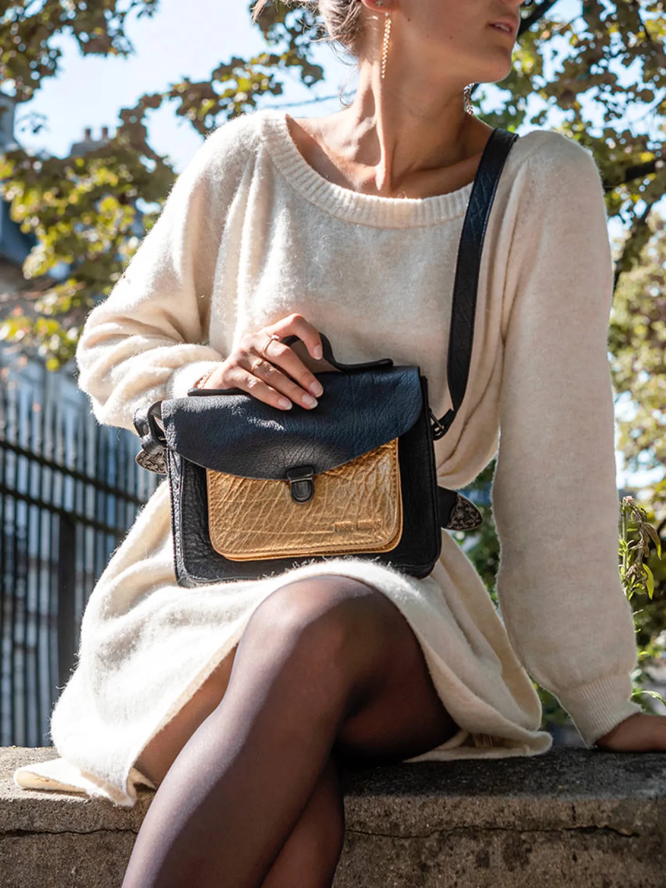 Sac Mademoiselle George cuir PAUL MARIUS