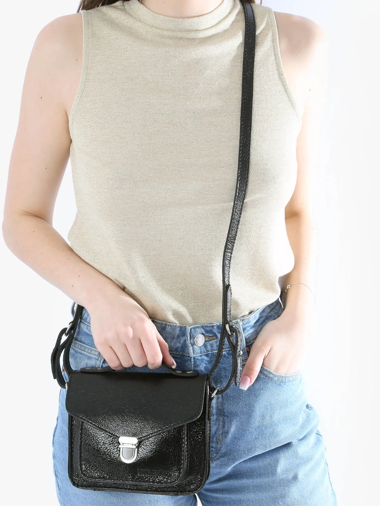 Sac Mademoiselle George XS Éclipse cuir PAUL MARIUS