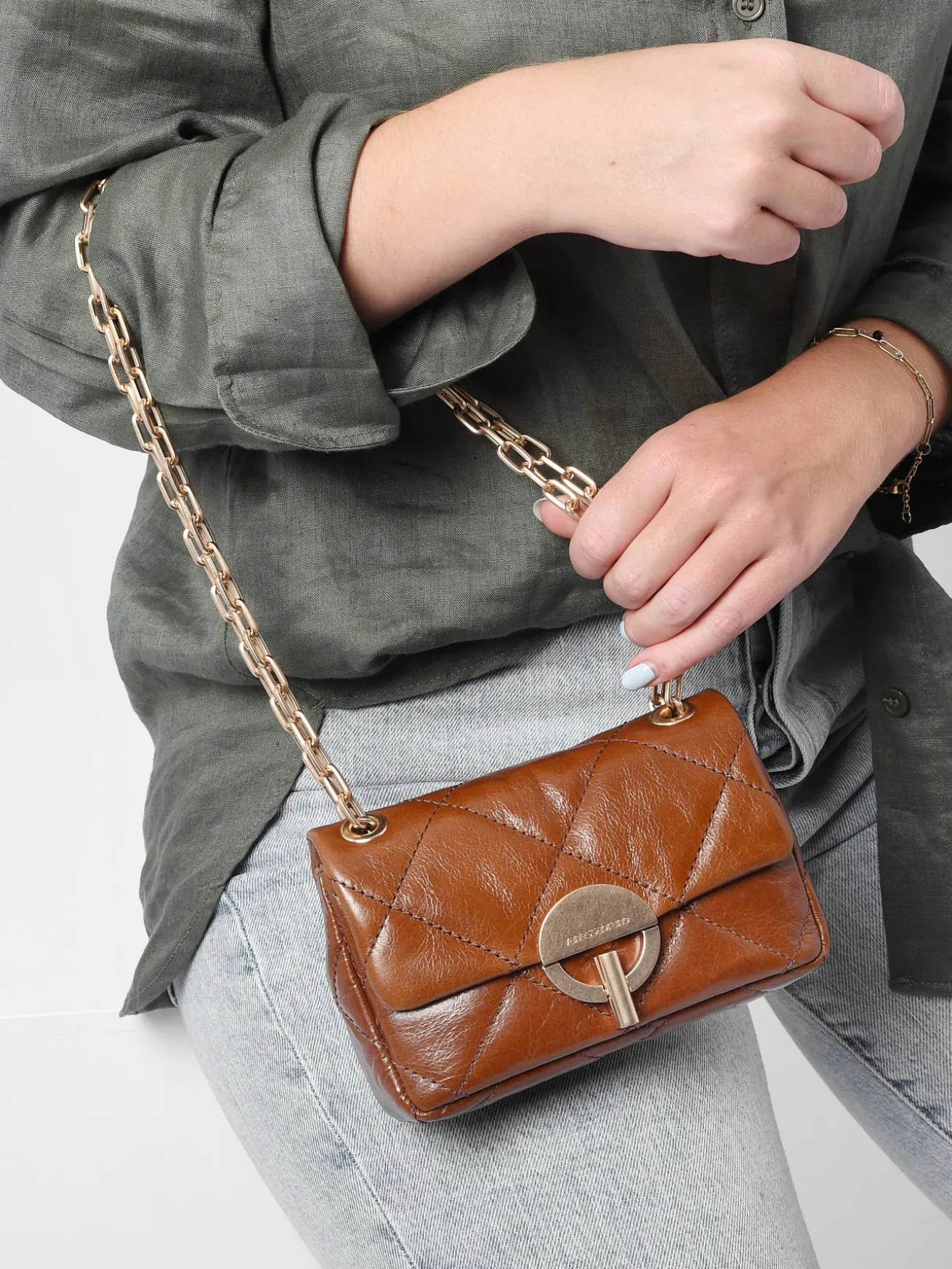 Sac Nano Moon en cuir VANESSA BRUNO
