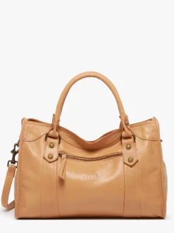 Sac porté main Cow cuir BASILIC PEPPER
