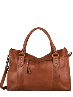 Sac porté main Cow cuir BASILIC PEPPER