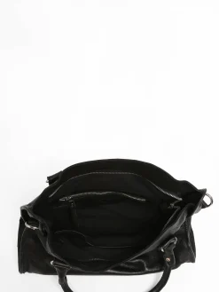 Sac porté main cuir BASILIC PEPPER