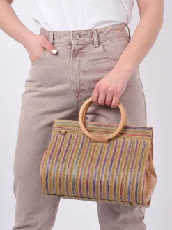 Sac porté main Eclipte raphia WOOMEN