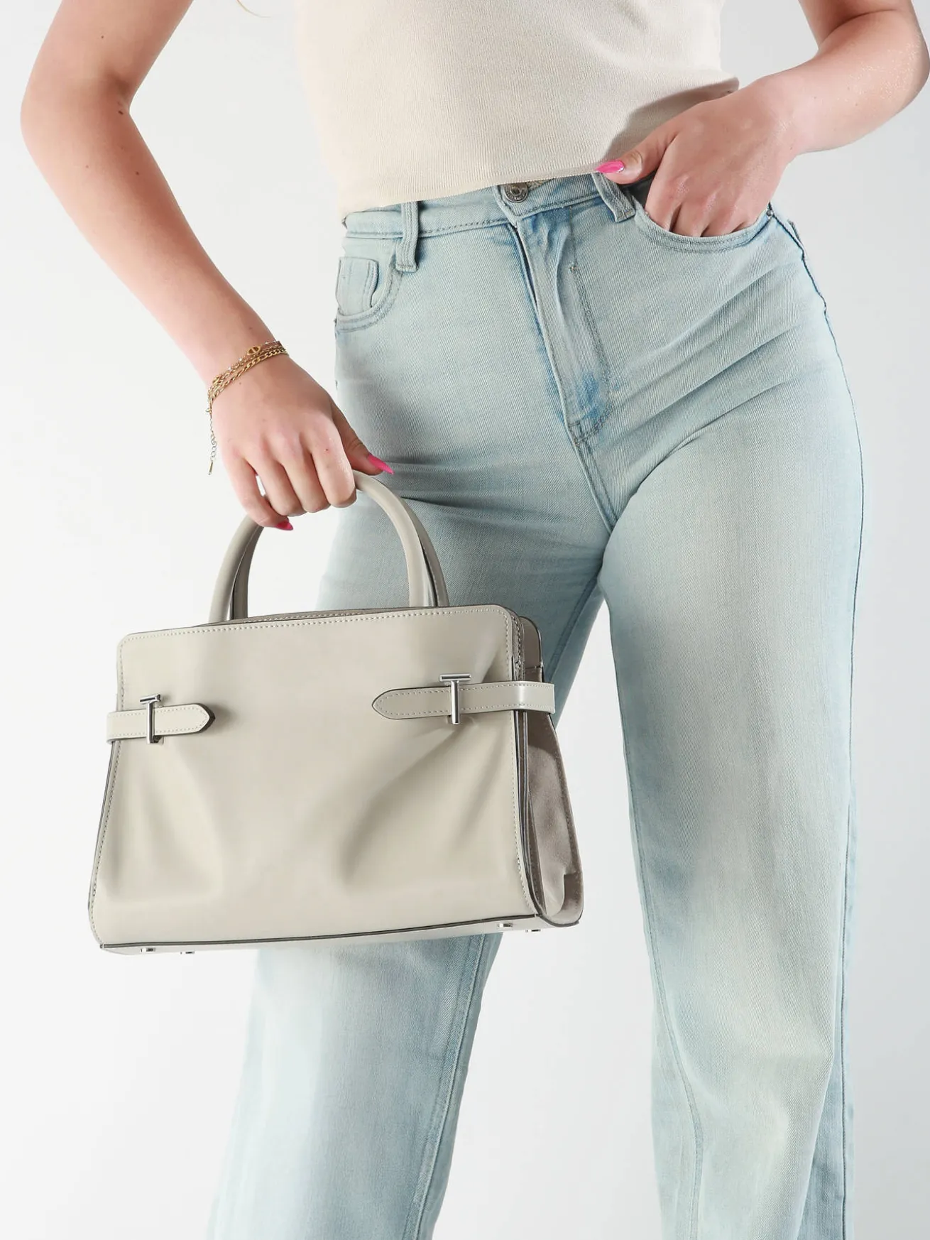 Sac porté main Emie cuir LE TANNEUR