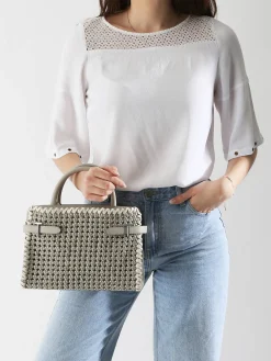 Sac porté main Emie cuir LE TANNEUR