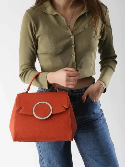 Sac porté main Ginkgo cuir NATHAN BAUME